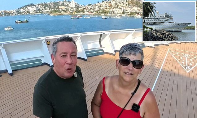Couple ditech small-town to travel world on a cruise for shock price