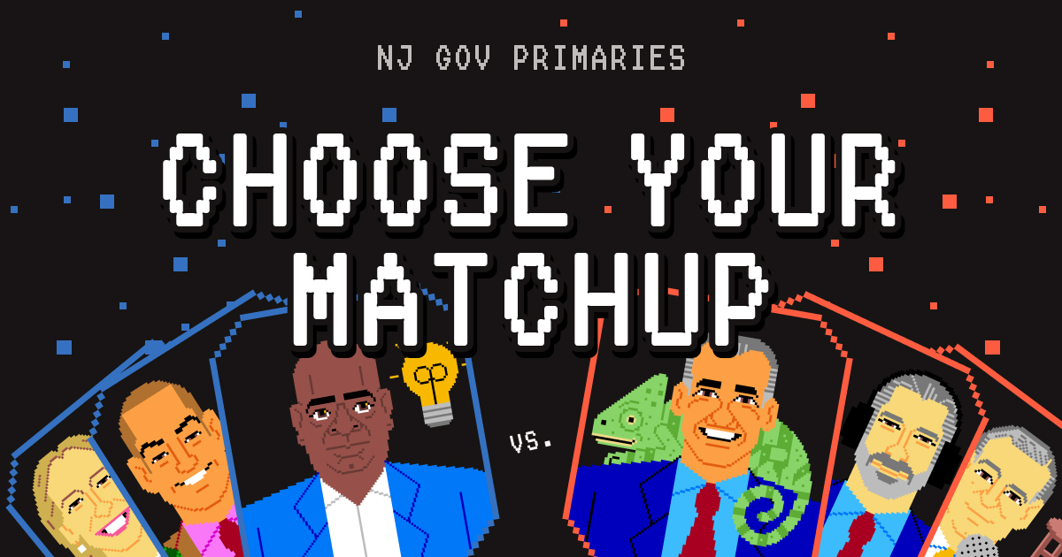 A choose-your-fighter breakdown of the NJ governor race