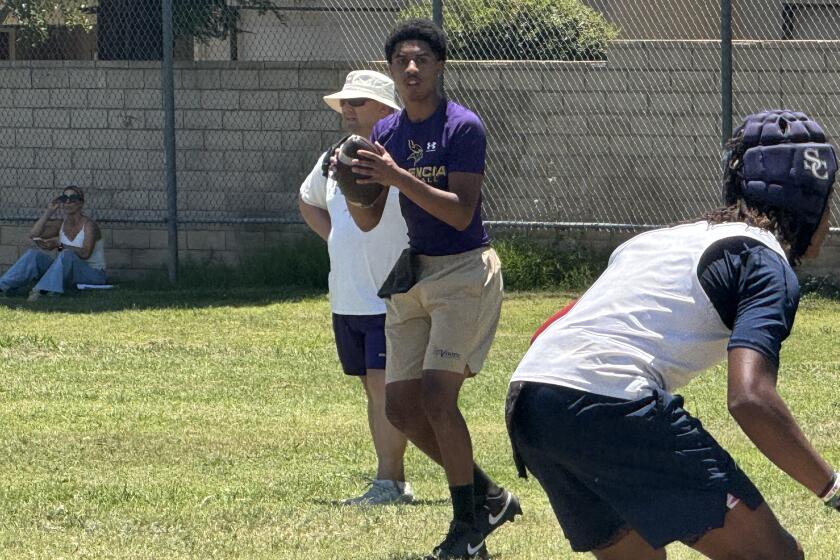 Freshman quarterback Evan McCalister is Valencia's latest 'secret weapon'