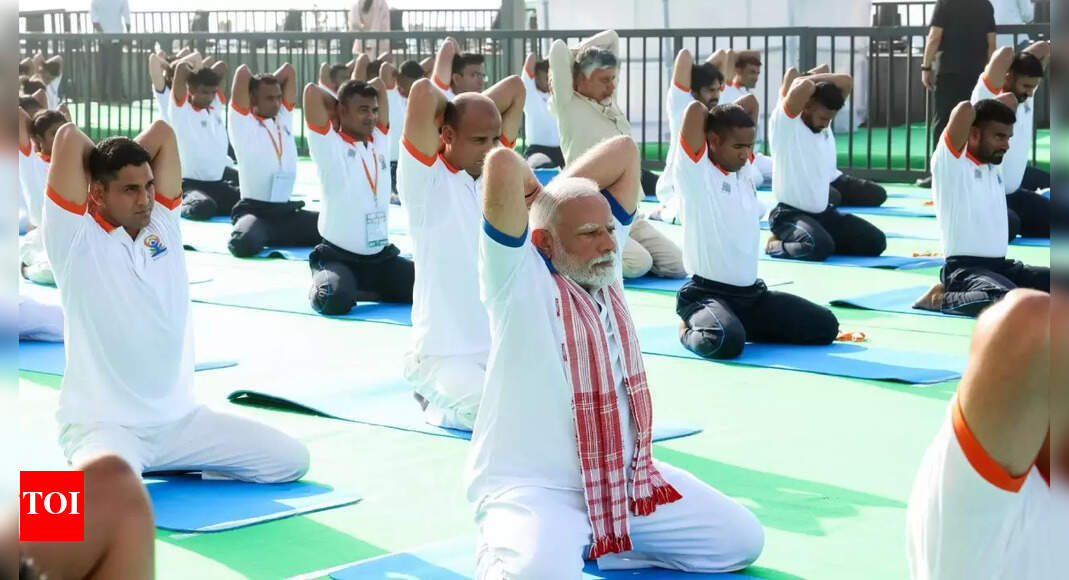 India emerging as wellness hub: PM Modi on yoga day | India News
