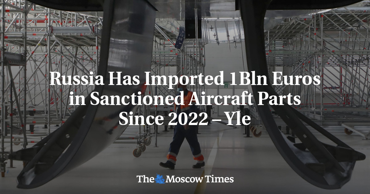 Russia Has Imported 1Bln Euros in Sanctioned Aircraft Parts Since 2022