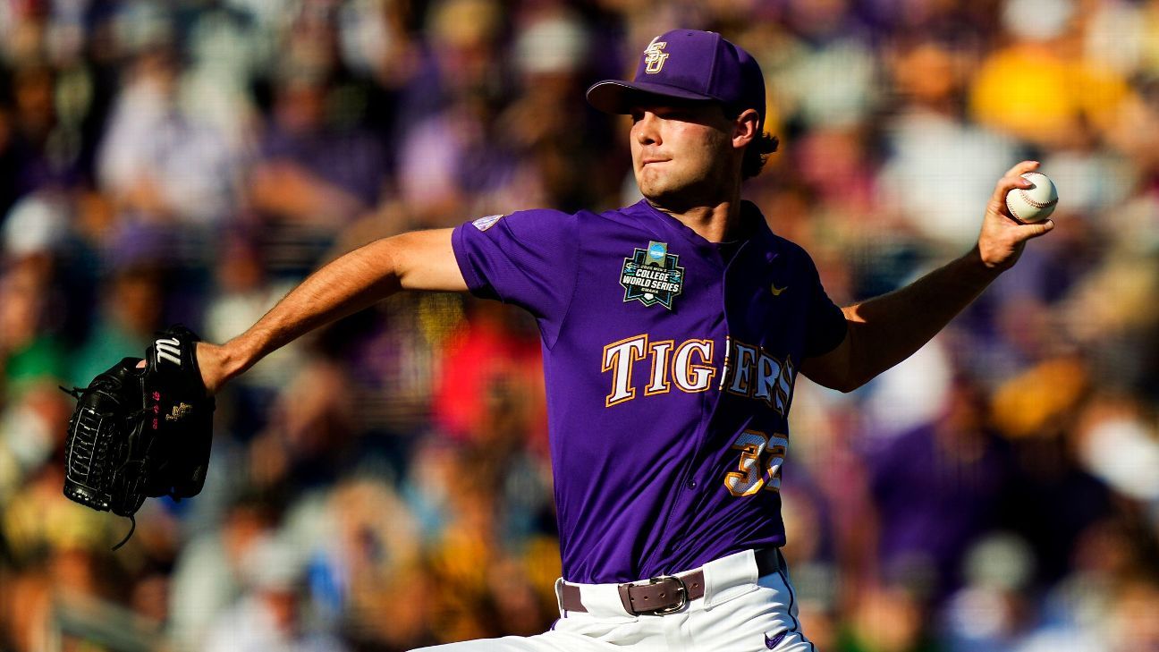 Anderson's shutout has LSU on brink of MCWS title