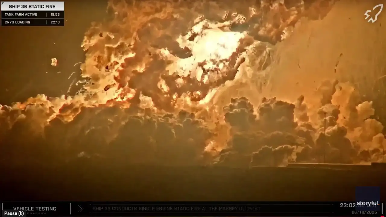 SpaceX explosion: Starship explodes during static fire test at Starbase facility