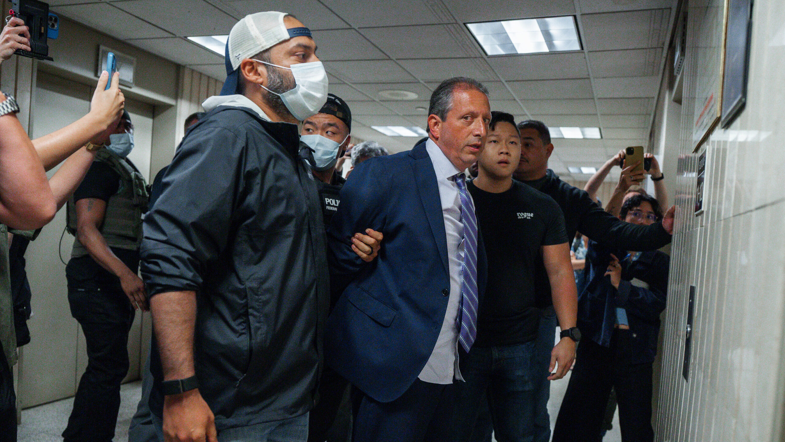Images of Handcuffed Democrats Are Piling Up in Trump’s Immigration Crackdown