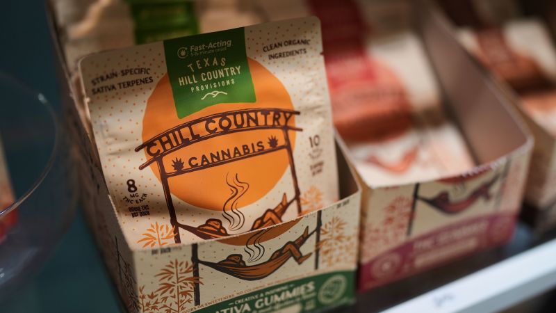 Texas governor vetoes bill that would ban all THC products
