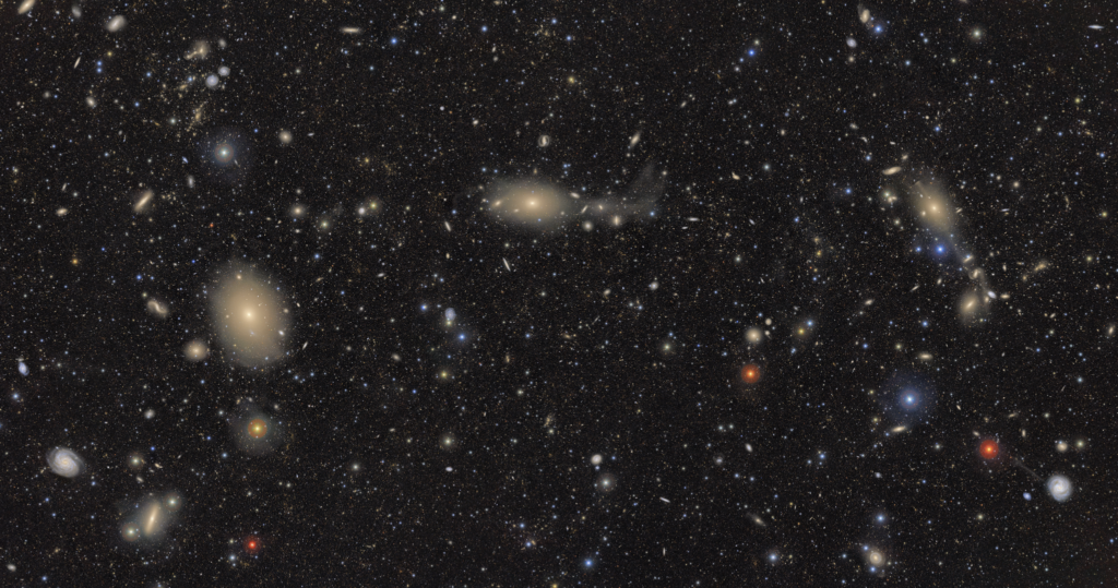 Short: Historic first look at the cosmos by world's largest digital camera