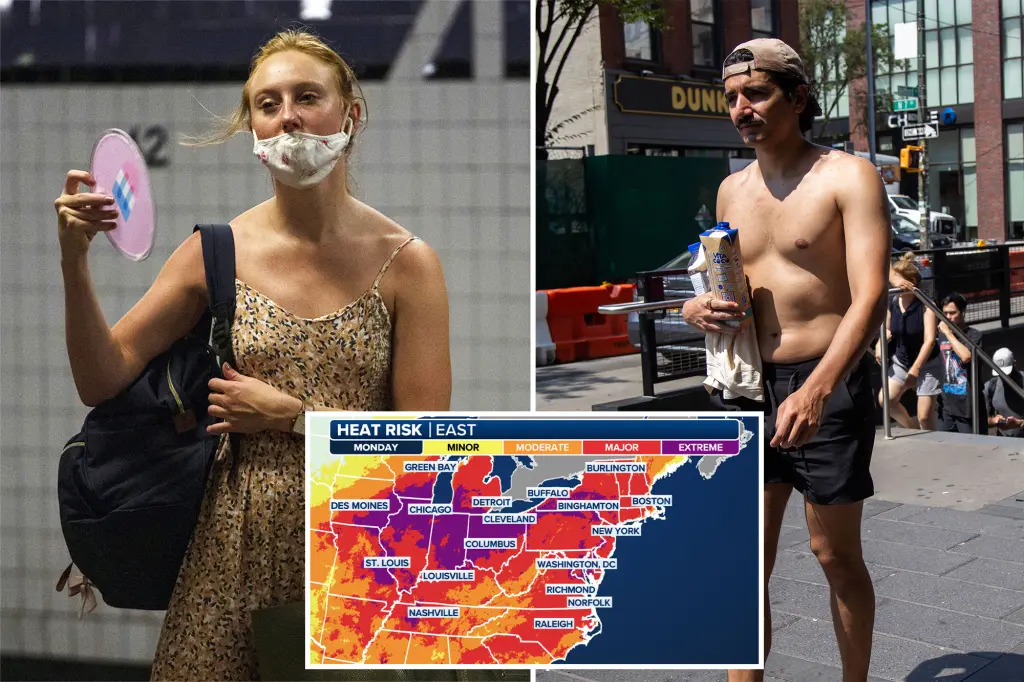 Heatwave to roast NYC with record-setting temps up to 102 degrees:...