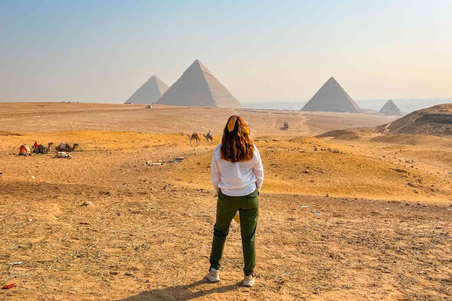 These Comfy Travel Pants Kept Me Cool on a 2-week Trip to Egypt and Petra—and They Didn't Even Wrinkle