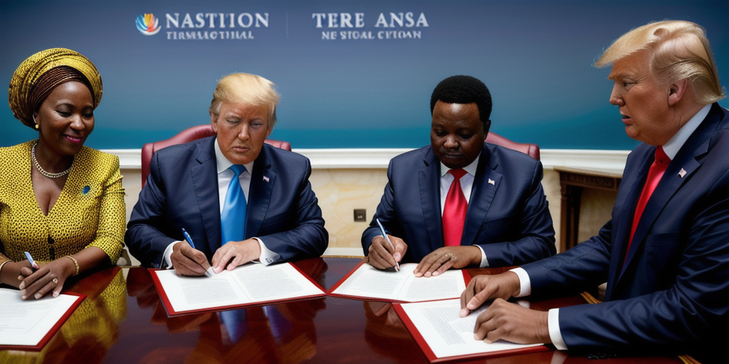As two African nations sign a peace deal, Trump wants credit. But some fear peace may still elude them