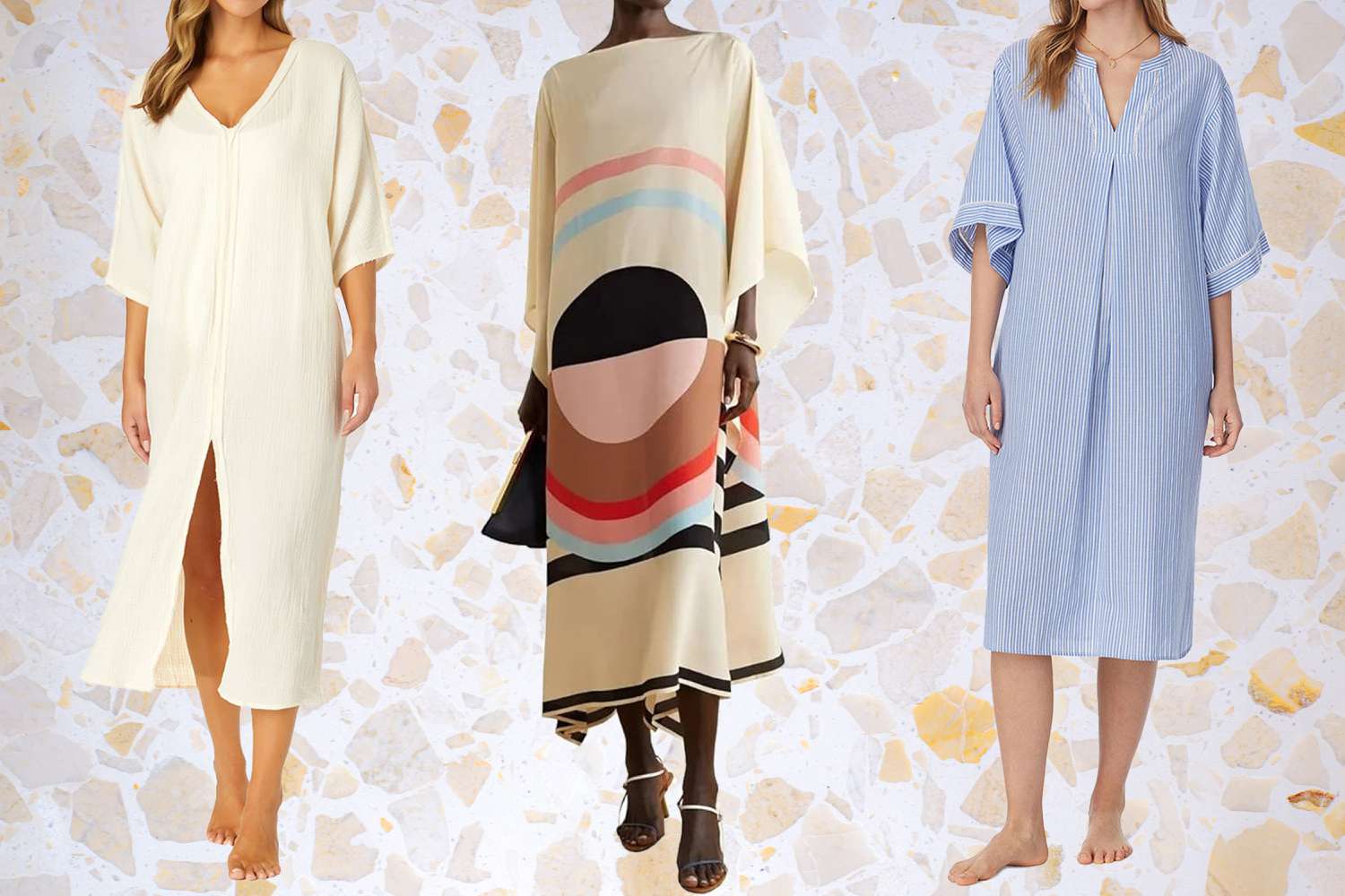 Kaftan-style Dresses Are the Unsung Heroes of Summer Travel Outfits—Shop 12 Worth Packing, From $17