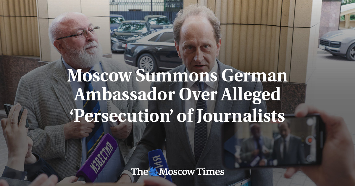 Moscow Summons German Ambassador Over Alleged ‘Persecution’ of Journalists
