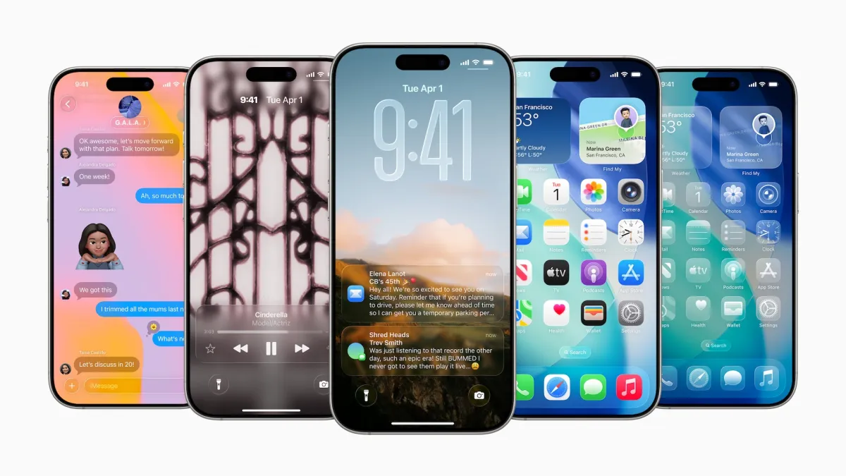 Apple's Liquid Glass interface improves with release of iOS 26 Beta 2