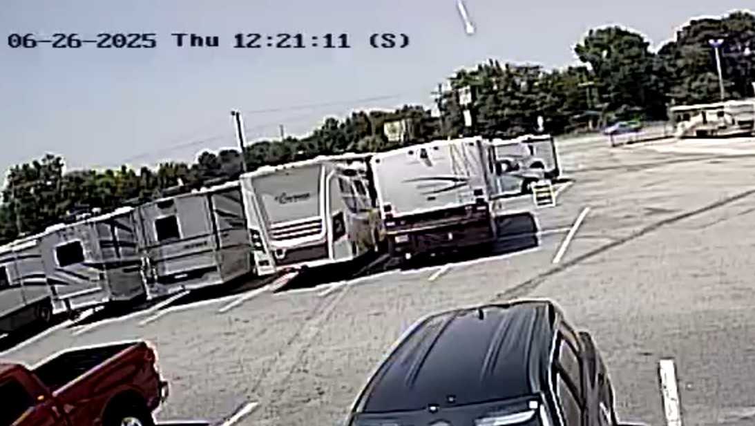 Latest video shows fiery ball fall from sky in South Carolina
