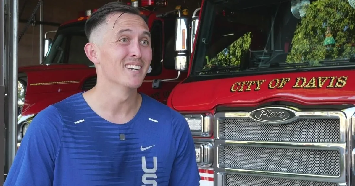 Davis firefighter heads to world games, spotlights first responder mental health