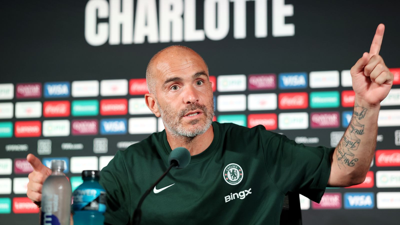 Chelsea boss Enzo Maresca fumes after two-hour Club World Cup weather delay - 'It's a joke! It's NOT football!'