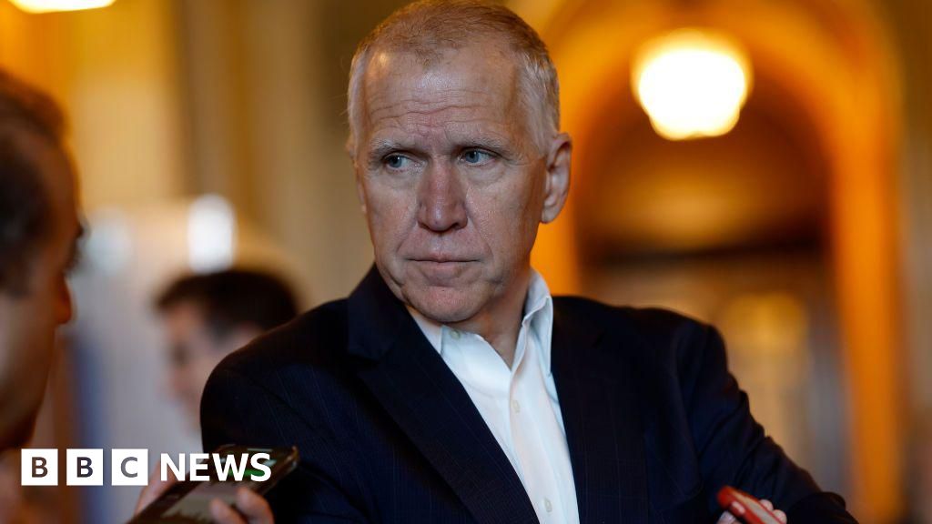 Thom Tillis: North Carolina Republican senator to leave Congress after clash with Trump