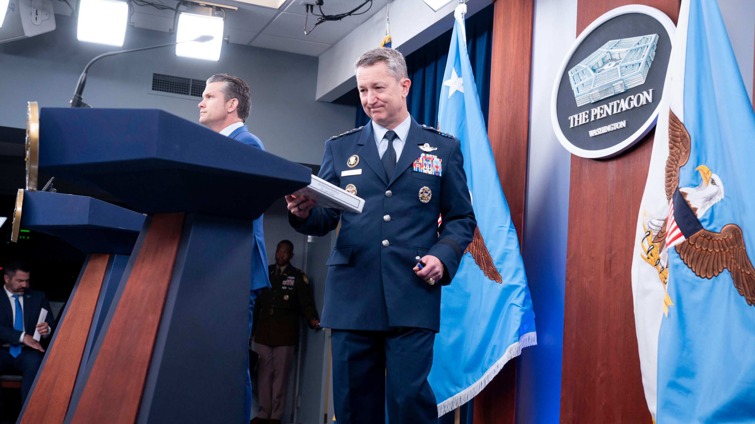 General Caine Faces a First Test Under Trump With Iran Strike Remarks