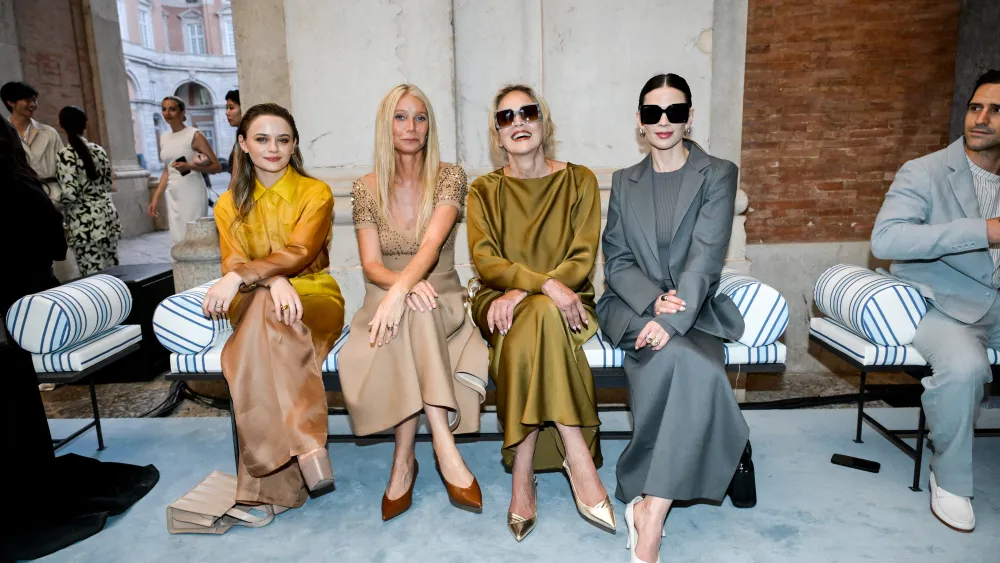 Celebrities Front Row at Max Mara Resort 2026 Show Photos