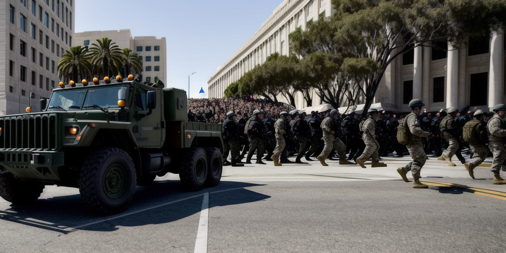 Appeals court lets Trump keep control National Guard troops deployed to Los Angeles during protests