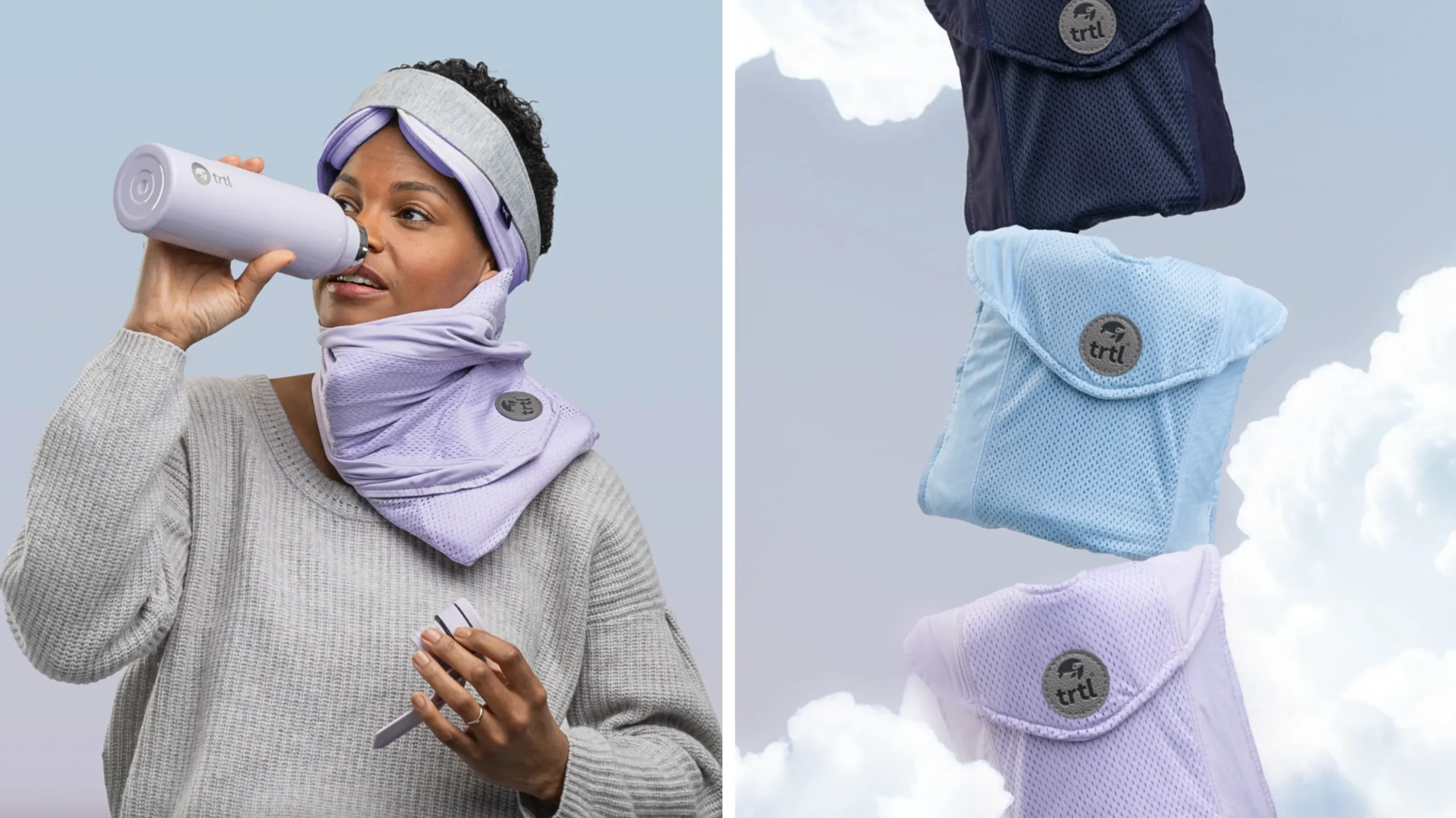 ✈️ This Trtl travel neck pillow is a game-changer for long flights—and on sale now