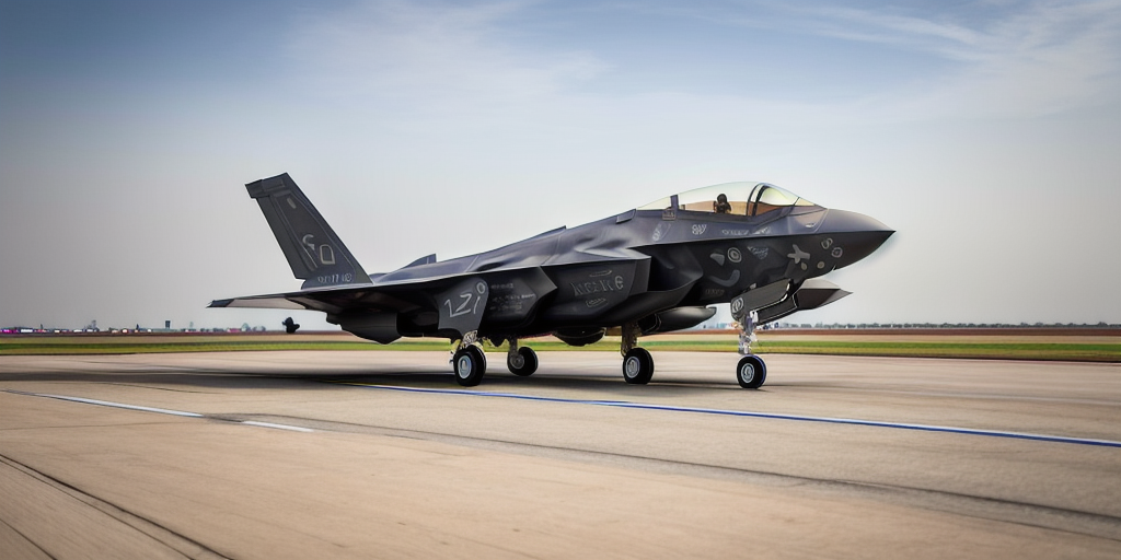 A British F-35 fighter jet stranded in India for over a month takes off after inspiring memes