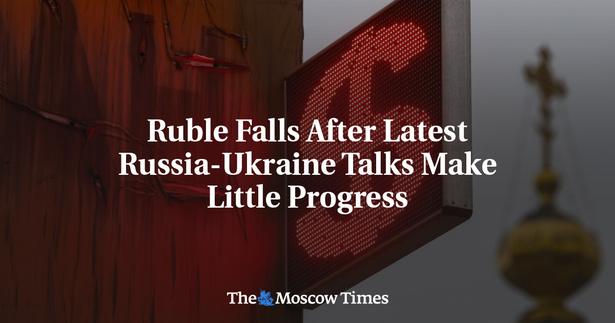 Ruble Falls After Latest Russia-Ukraine Talks Make Little Progress