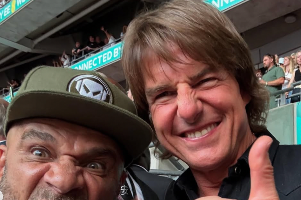 Tom Cruise spotted among celebrities enjoying night out at Oasis comeback Wembley gig