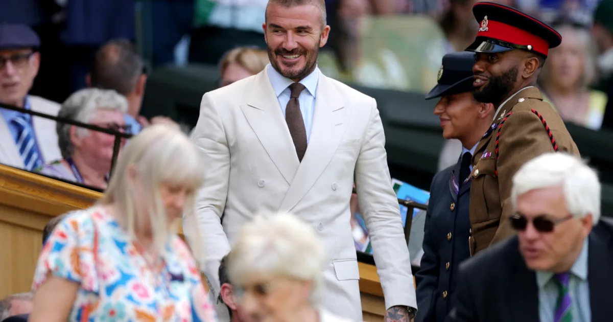 From David Beckham to Olivia Rodrigo: Celebrities throng All England Club in first week of Wimbledon 2025