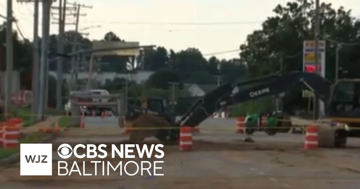Baltimore County water main repairs could cause travel detours on Monday