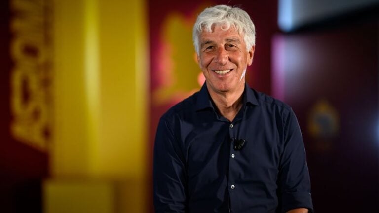 Gasperini arrives for Roma’s first day of preseason