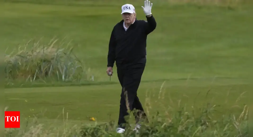 Donald Trump in Scotland: US president enjoys golf weekend; hundreds across UK protest visit | World News