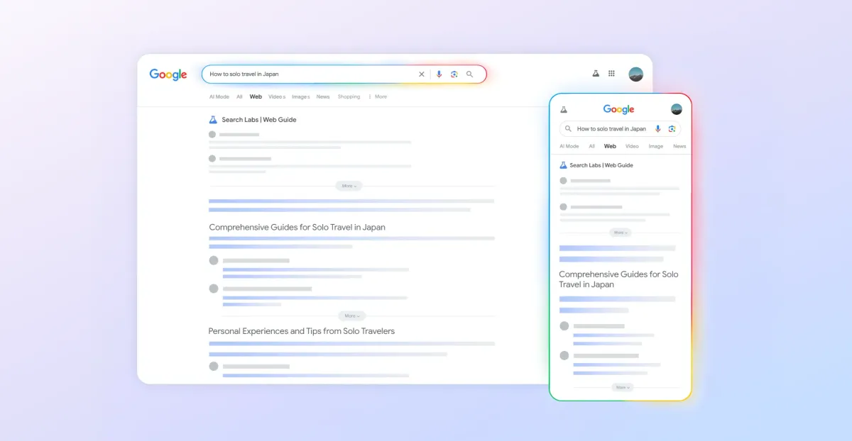 Google rethinks search results with its new AI-curated ‘Web Guide’