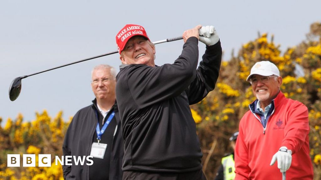Trump and golf - striking balls and deals over 18 holes