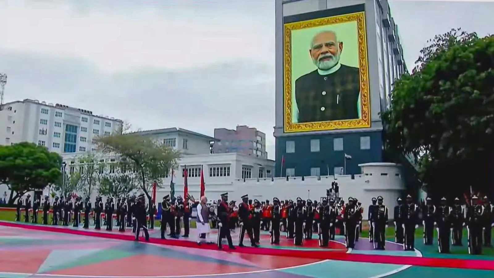PM Modi receives ceremonial welcome in Maldives – 21-gun salute, national anthem, dance performance and more