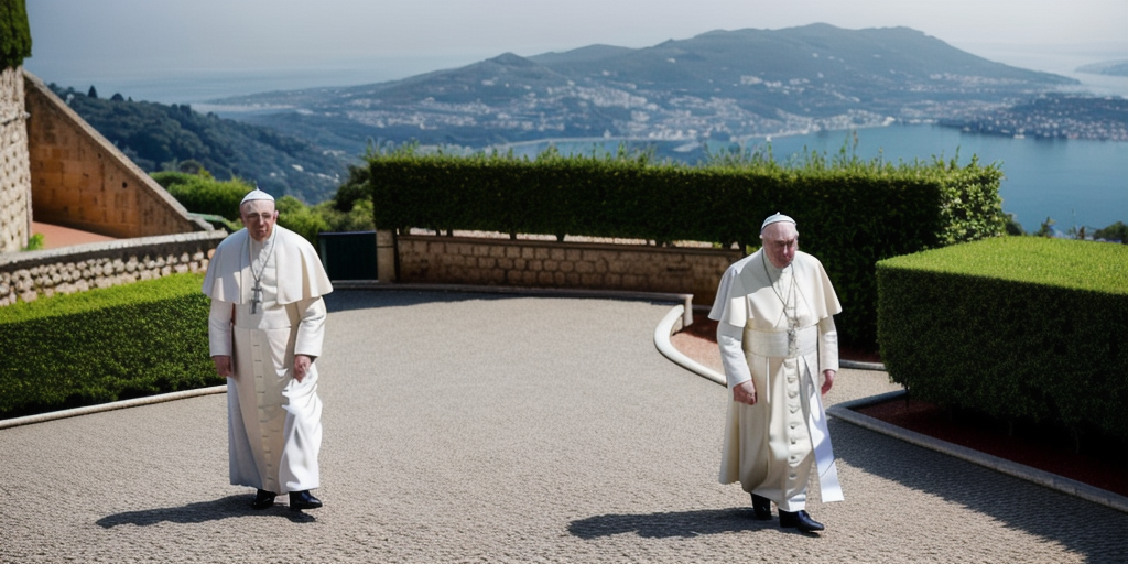 Pope Leo visits Castel Gandolfo ahead of his summer holiday