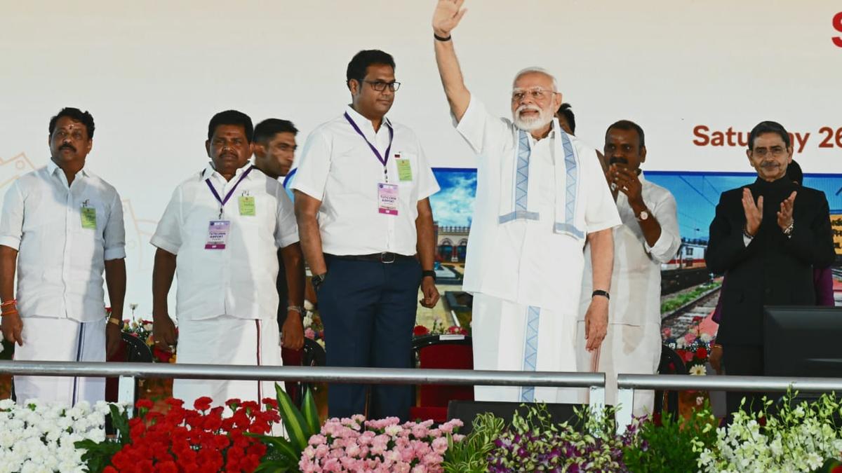 Central projects will create a ‘developed Tamil Nadu’, says Narendra Modi