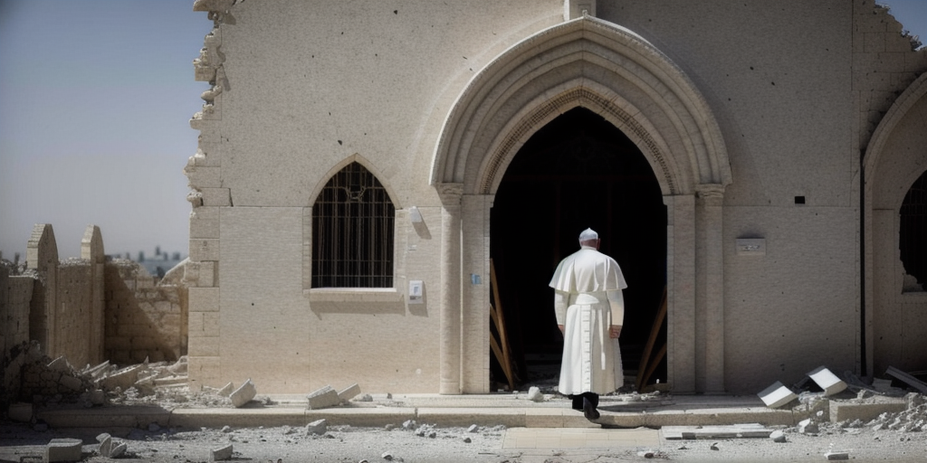 Pope urges immediate end to ‘barbarity’ of Gaza war after church damaged - The Times of Israel