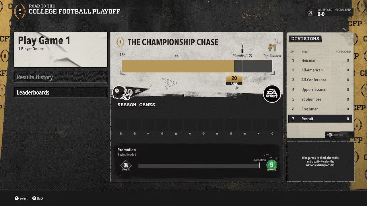 EA reveals team ratings, changes to CFB 26 Ultimate Team and H2H modes