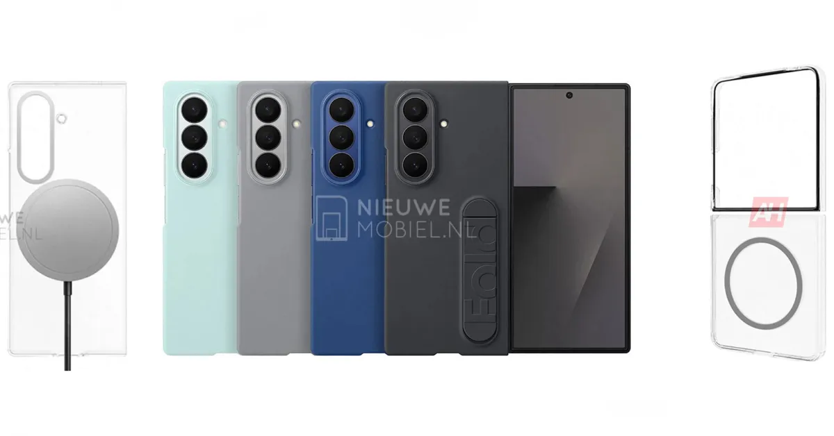 Samsung continues to half-heartedly adopt Qi2 as Galaxy Z Fold 7 and Flip 7 cases leak [Gallery]