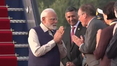 PM Modi arrives in London, aims to strengthen India-UK ties