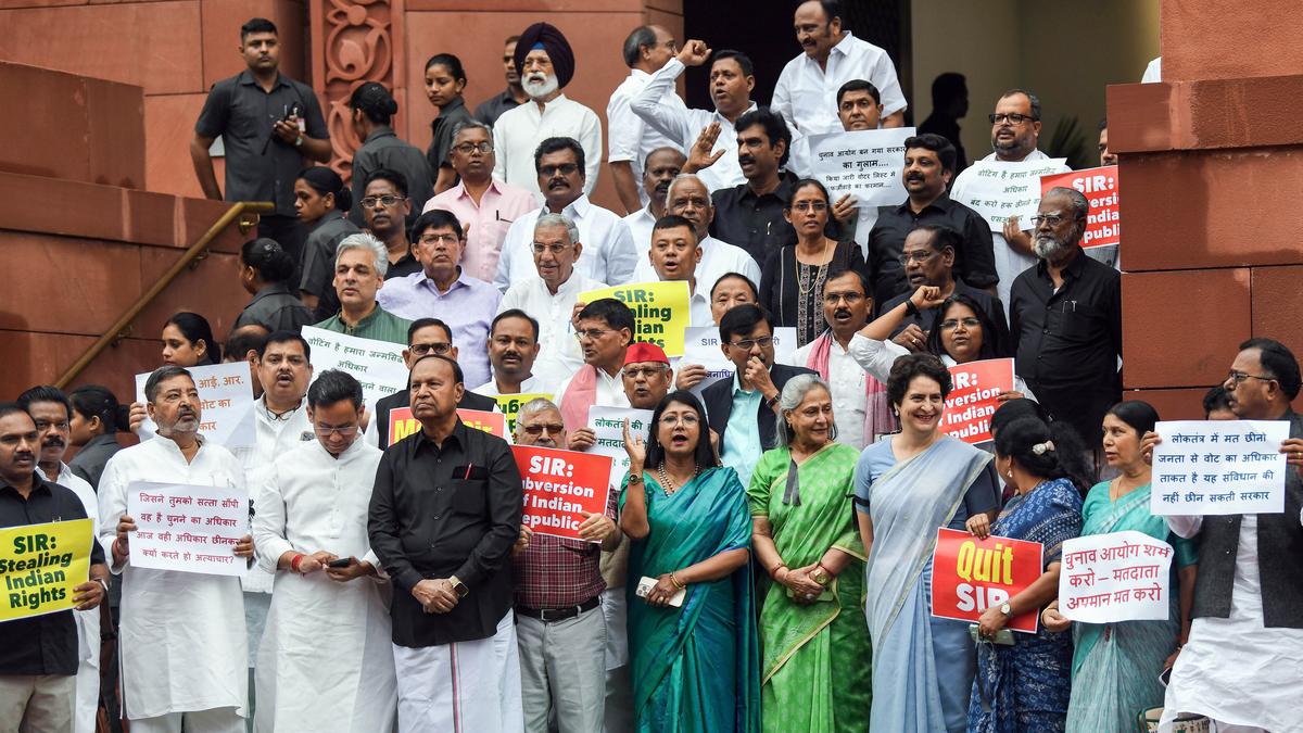 Parliament Monsoon Session Day 4 LIVE: Congress moves adjournment motion to discuss Special Intensive Revision