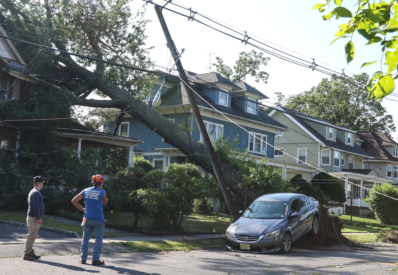 The severe thunderstorm on Thursday, July 3, caused extensive damage in Plainfield and surrounding areas. Three people were killed in the state, according to local officials.