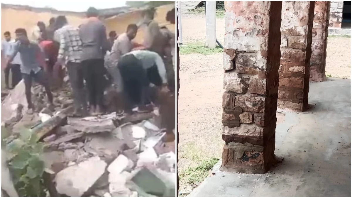 Pebbles fell, teachers told us to sit: Student on moments before roof caved in