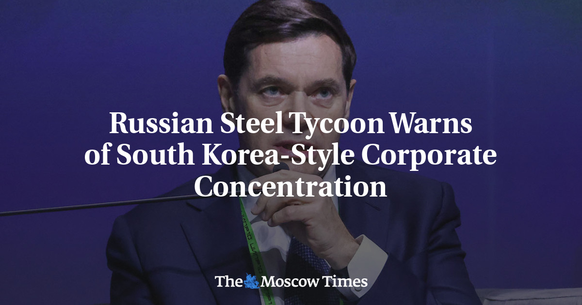 Russian Steel Tycoon Warns of South Korea-Style Corporate Concentration