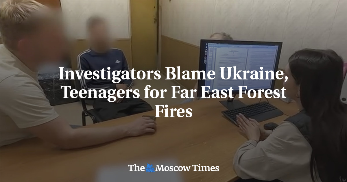 Investigators Blame Ukraine, Teenagers for Far East Forest Fires