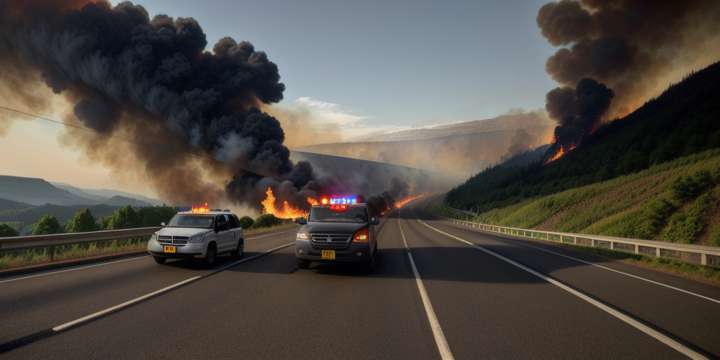 SR 14, SR 142 closures snarls travel in Columbia River Gorge as Burdoin Fire burns nearby