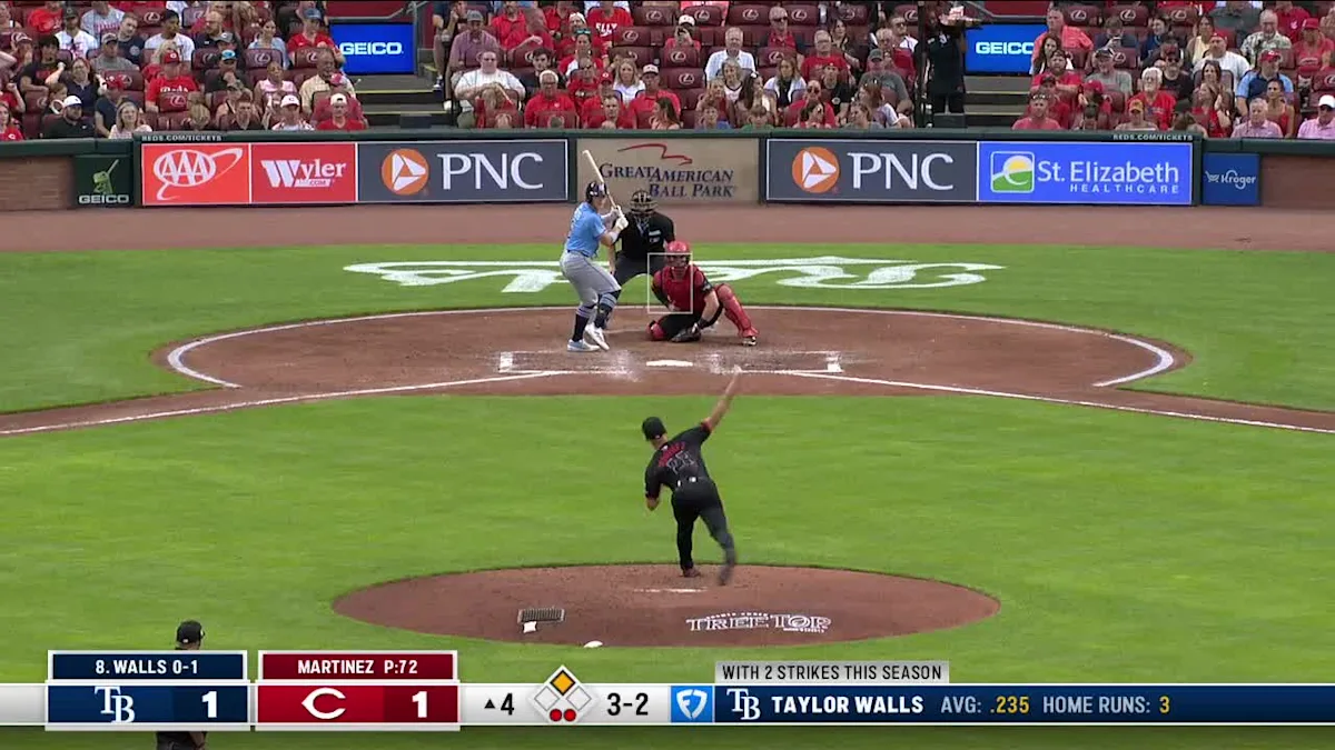 Taylor Walls' RBI double