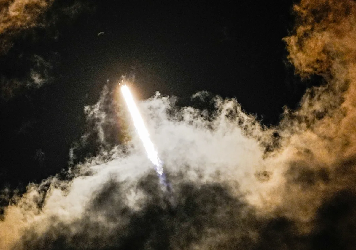 See photos: SpaceX rocket launch from Cape Canaveral on Starlink mission Tuesday night