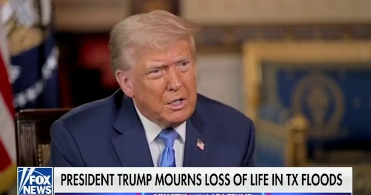 Trump’s Bonkers Response to Texas Flood Tragedy