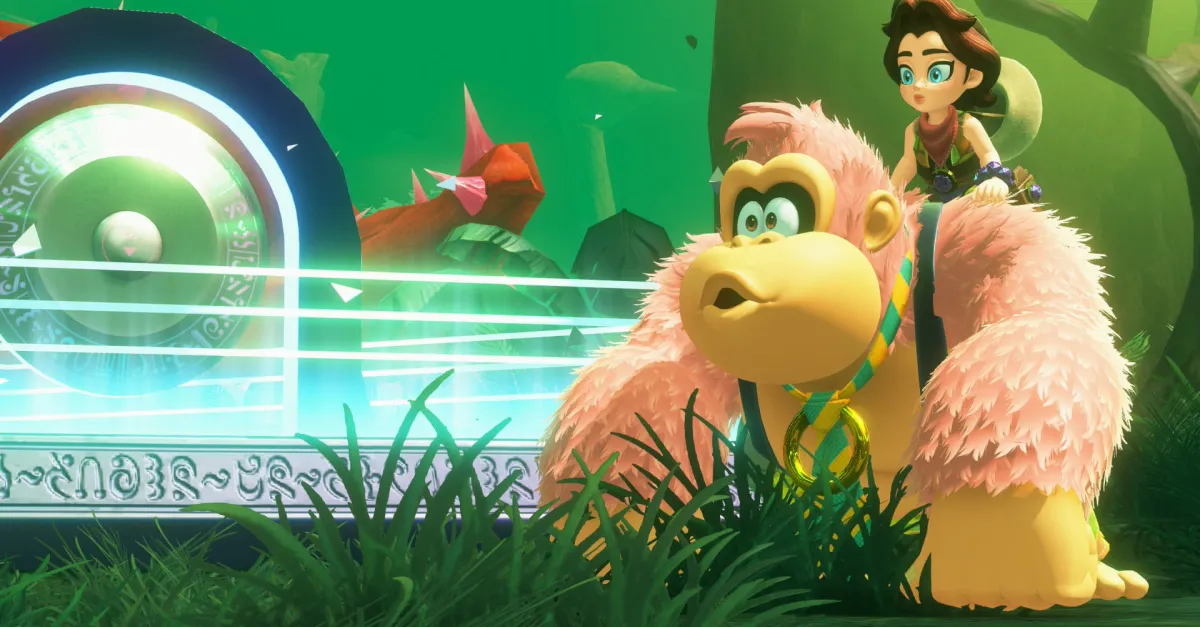 How to fast travel between layers in Donkey Kong Bananza